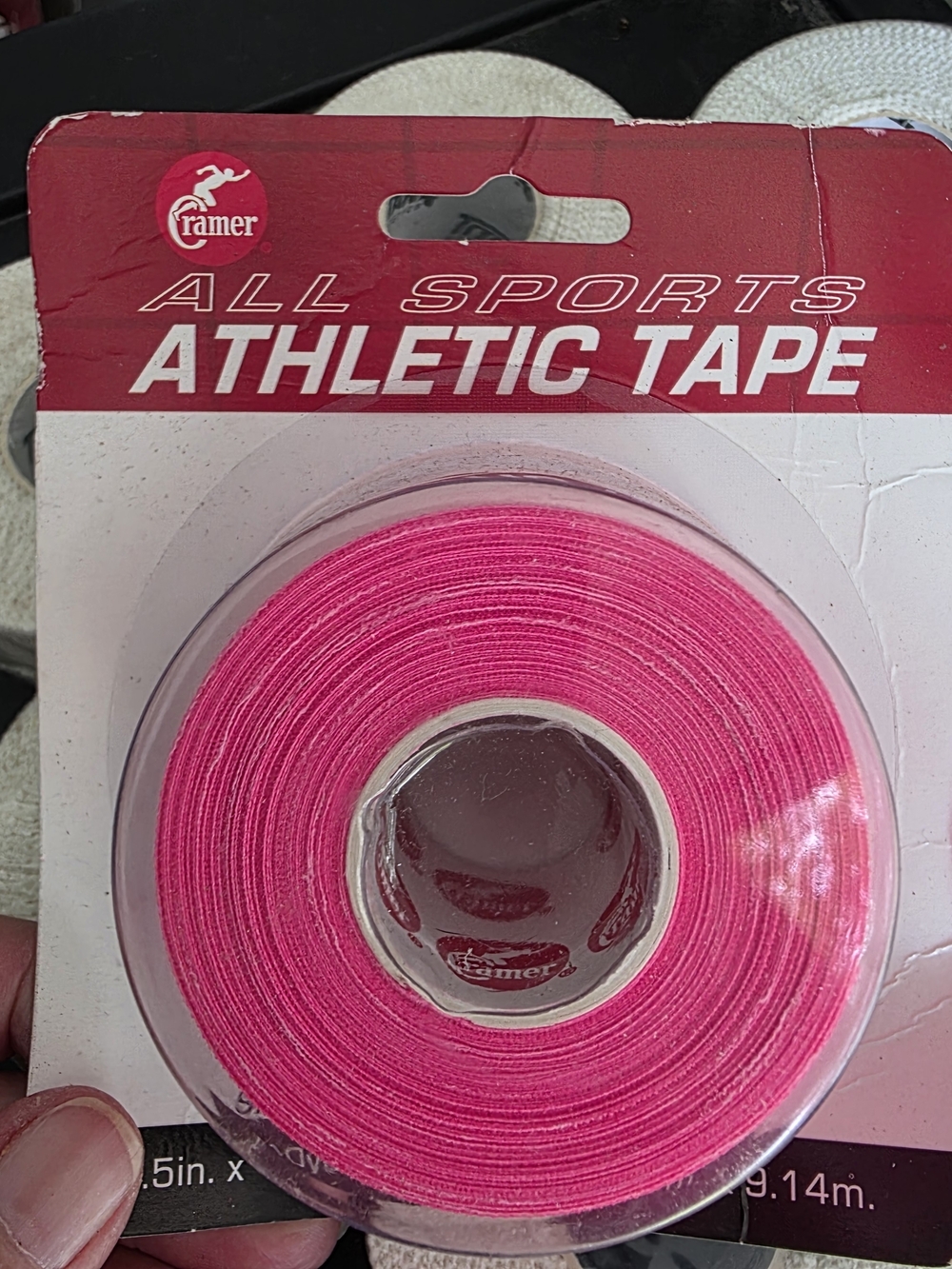 Pink Athletic Sports Tape - 1.5 in x 10 yd
